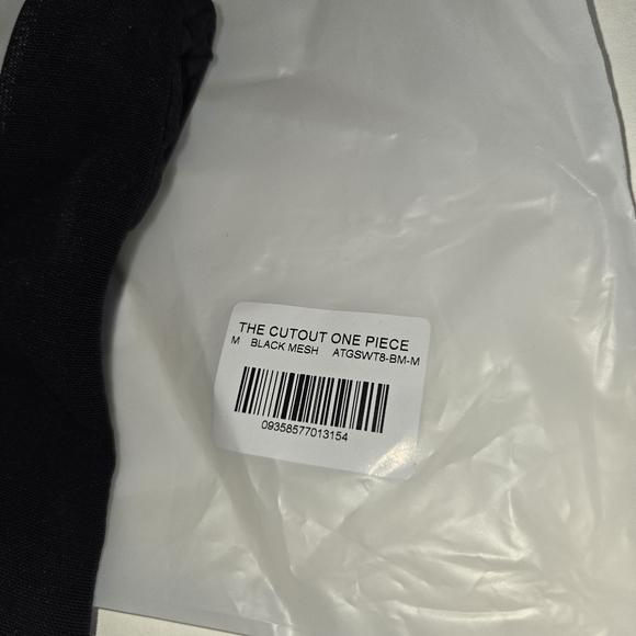 THE CUTOUT ONE PIECE - BLACK MESH, All Things Golden, size medium - Picture 8 of 9